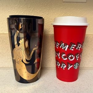 Starbucks cups